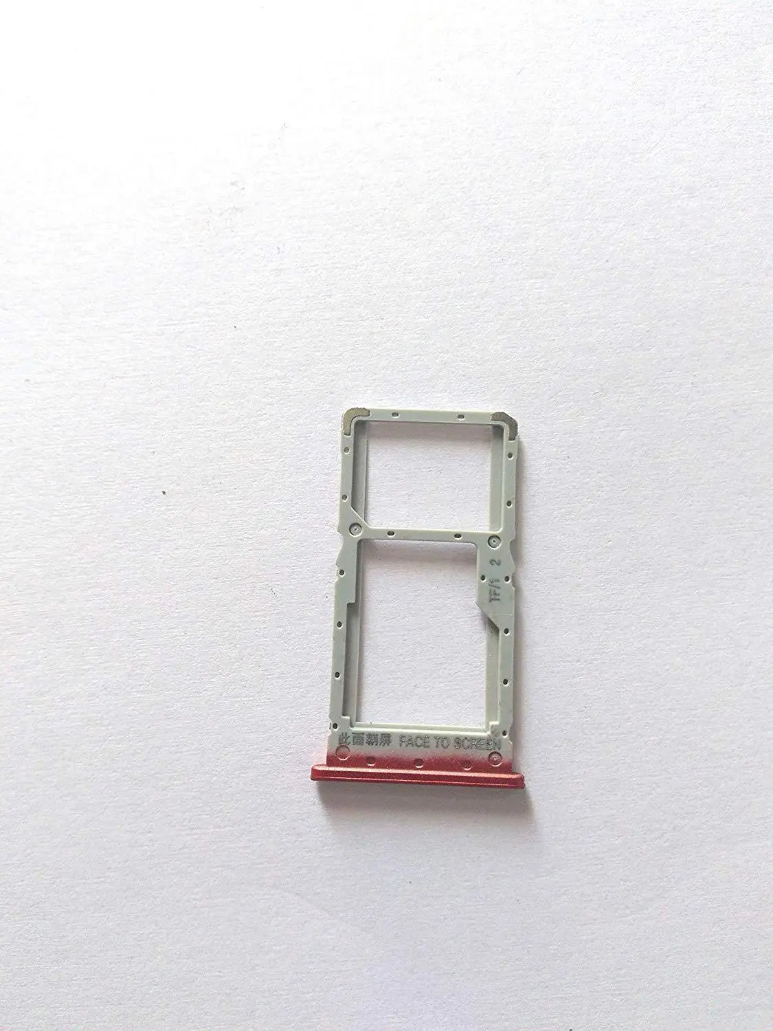 Sim Tray Slot Holder for Xiaomi Redmi Note 6 Pro : Red  Sim Tray Slot Holder for Xiaomi Redmi Note 6 Pro : Red